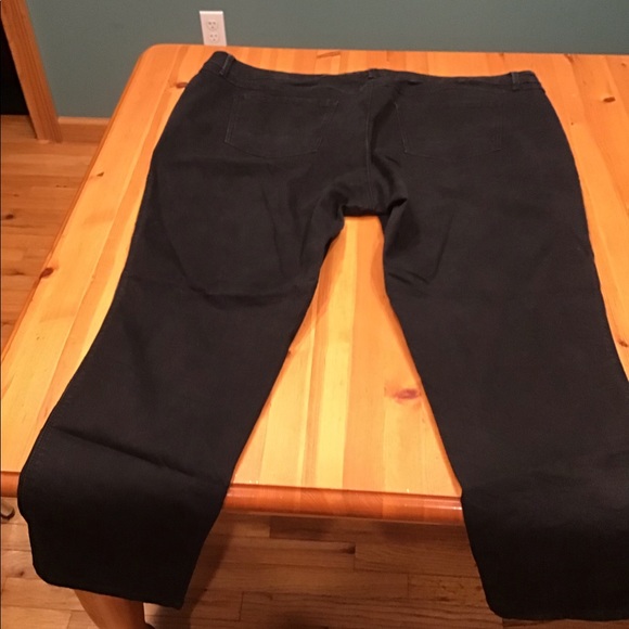 BONGO PLUS BLACK SLIM STRAIGHT JEANS MID RISE SZ 22W - Picture 4 of 11